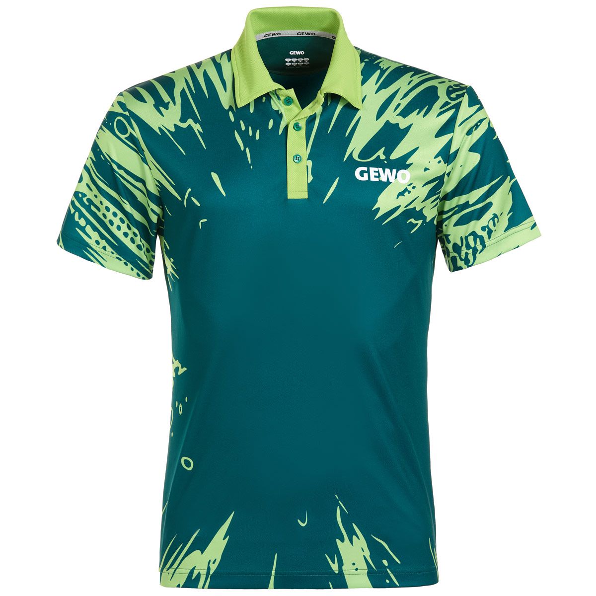 Gewo shirt Mattia groen/limoen