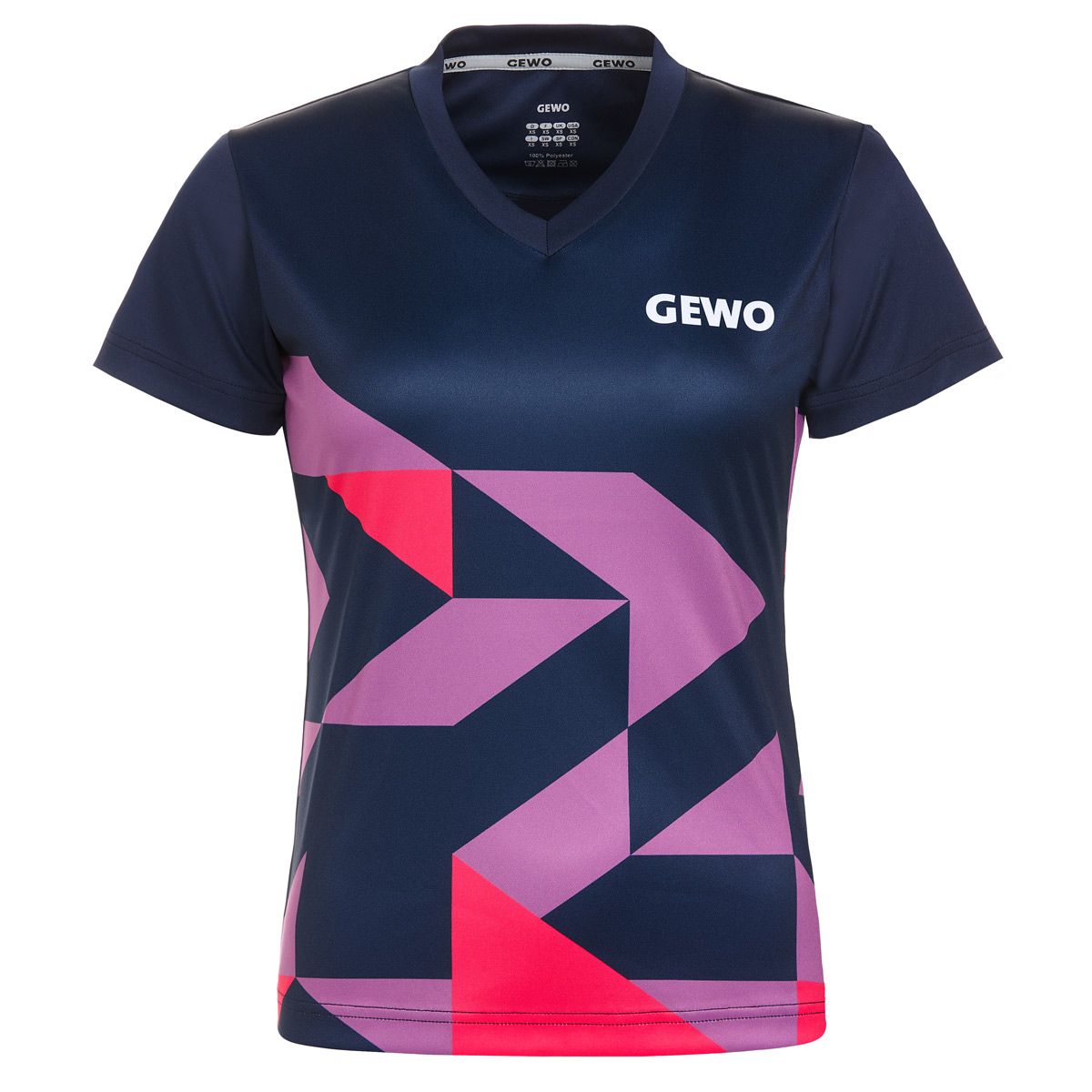 Gewo overhemd Matera Lady navy/roze
