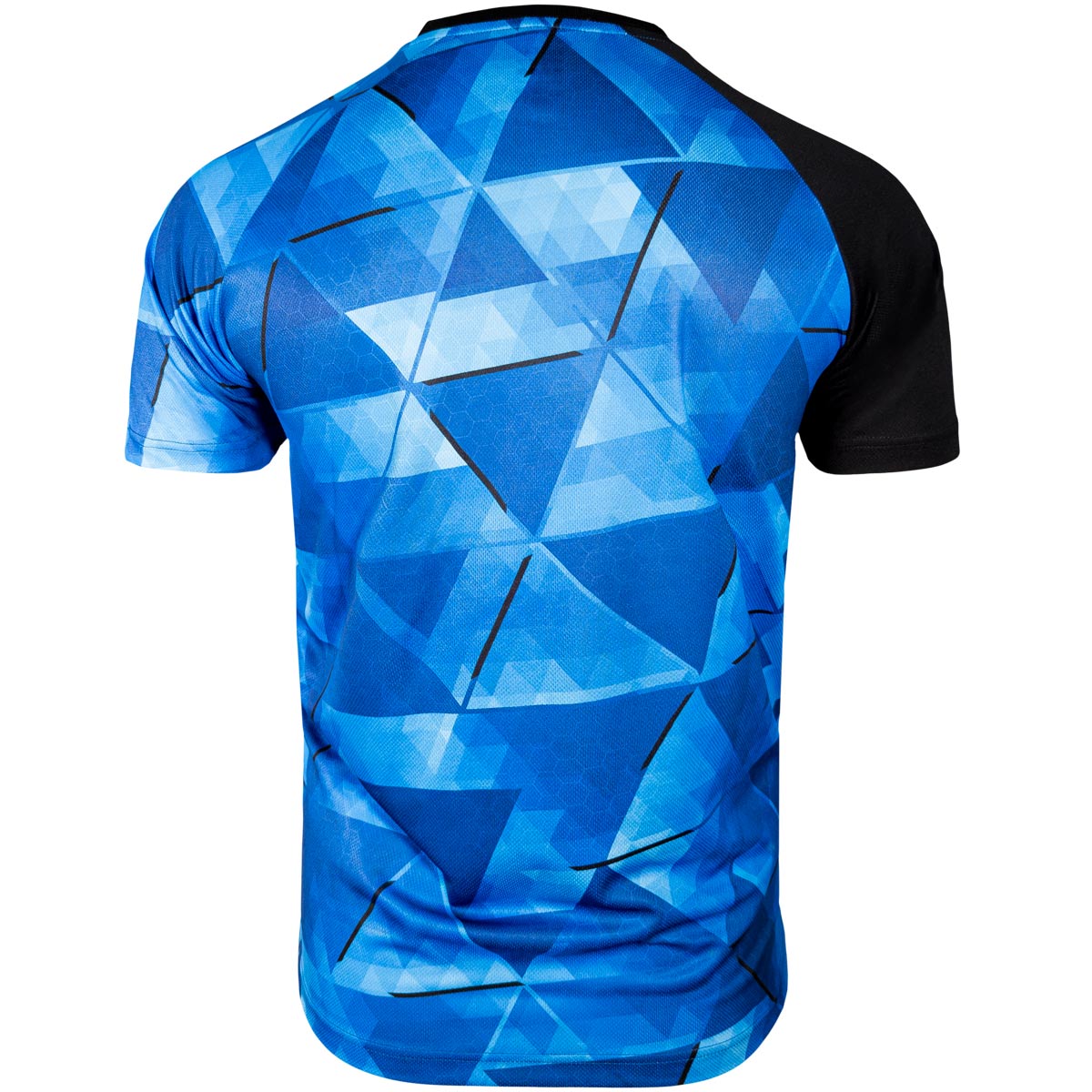 Victas T-shirt 227 blauw/zwart
