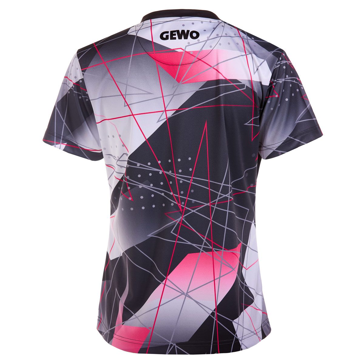 Gewo shirt Lugo Lady zwart/roze