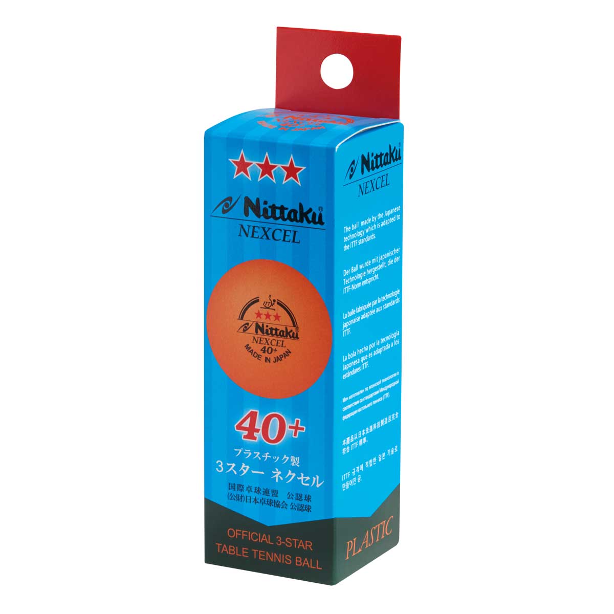 Nittaku Nexcel 40+*** oranje (3)