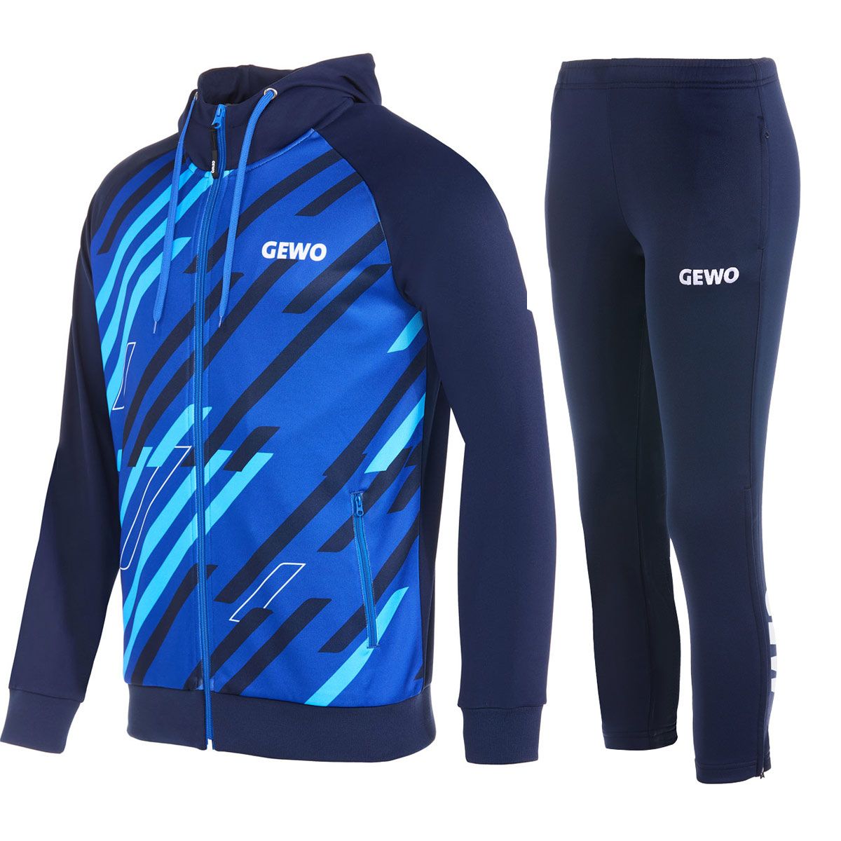 Gewo Trainingspak Ponza II marine/koningsblauw