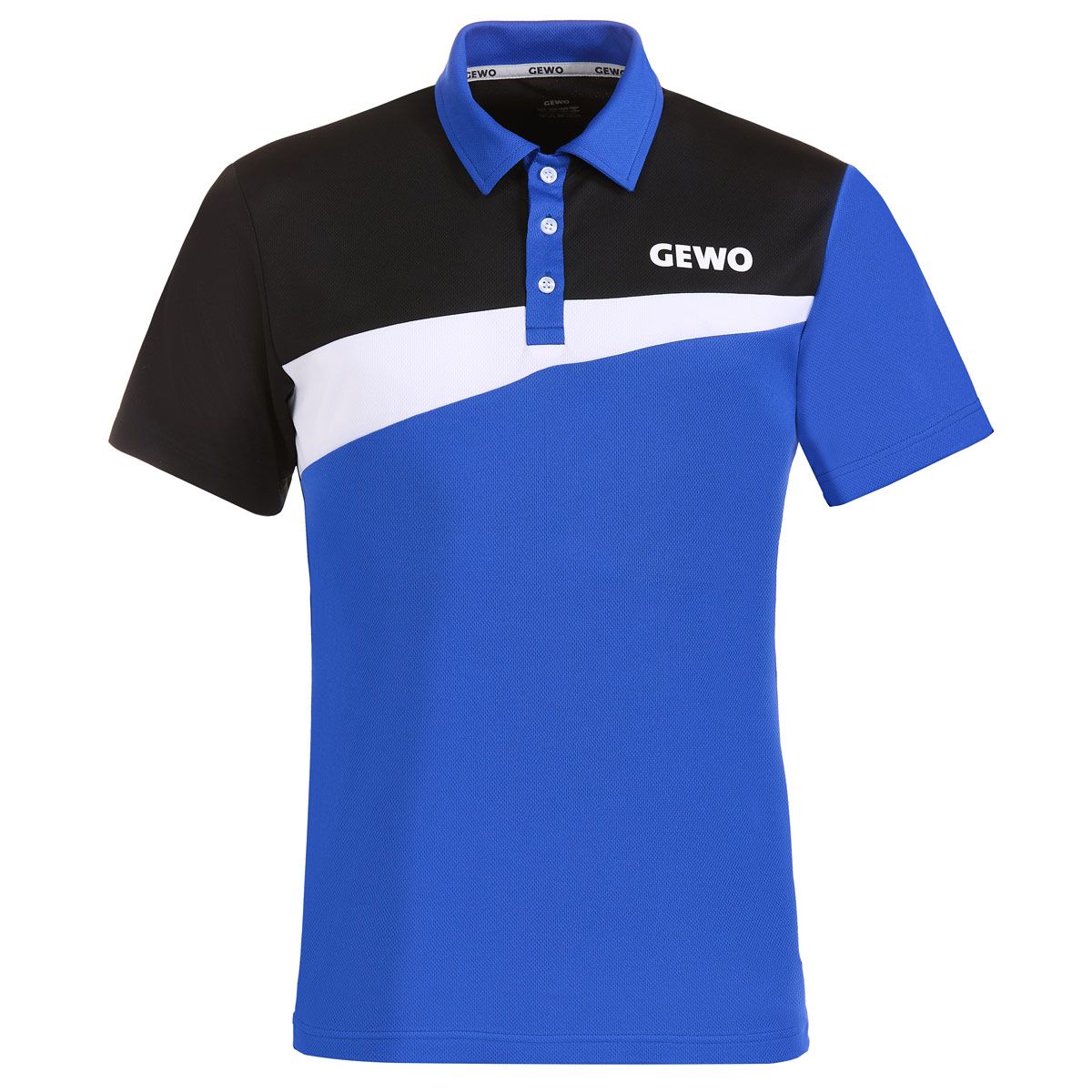 Gewo overhemd Fondi II royal/zwart