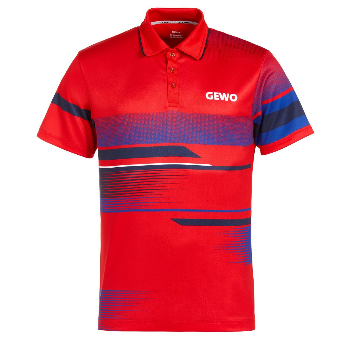 Gewo shirt Sarno III rood