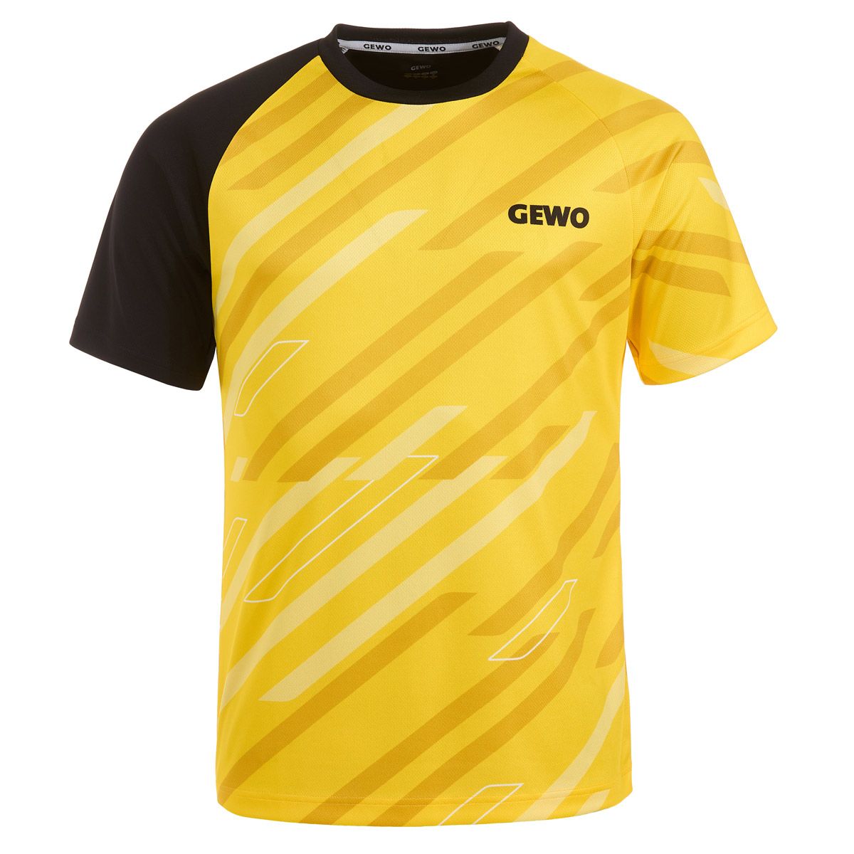 Gewo shirt Ponza II geel/zwart