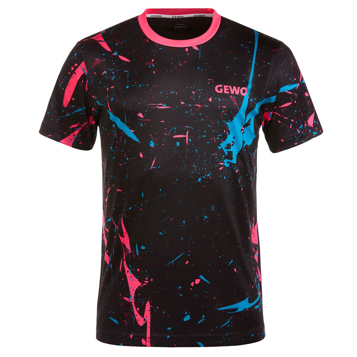 Gewo shirt Tamarro I zwart/roze