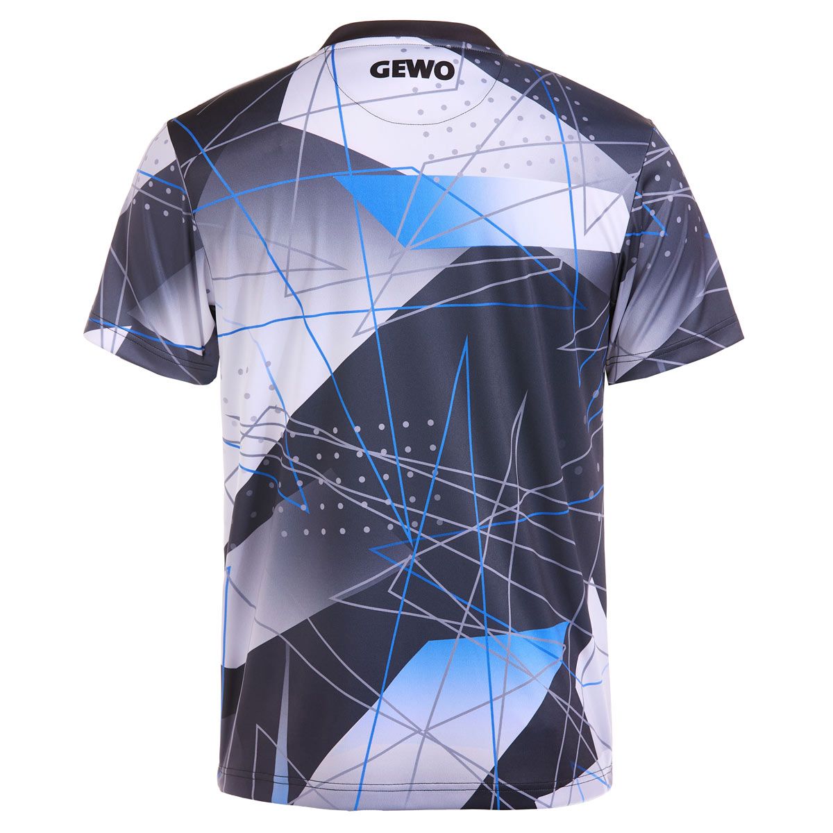 Gewo shirt Lugo II zwart/blauw