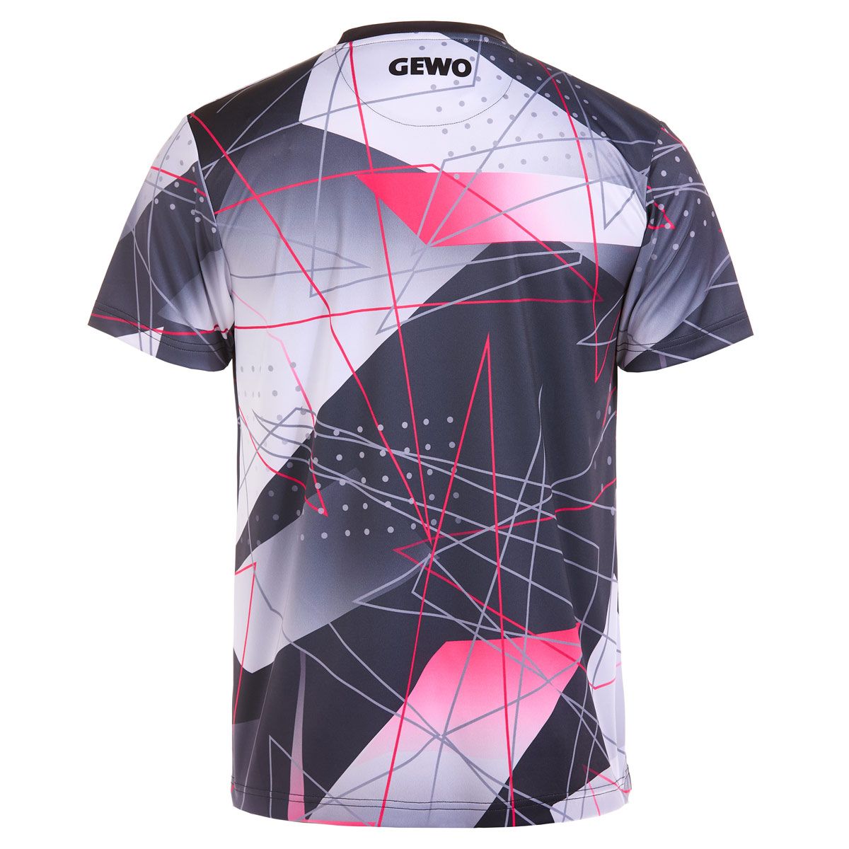 Gewo shirt Lugo I zwart/roze