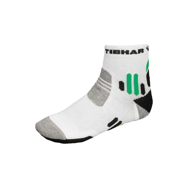 Tibhar Sokken Tech II wit/zwart/Green