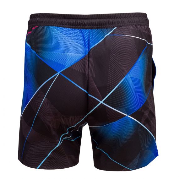 Victas short 317 zwart/blauw
