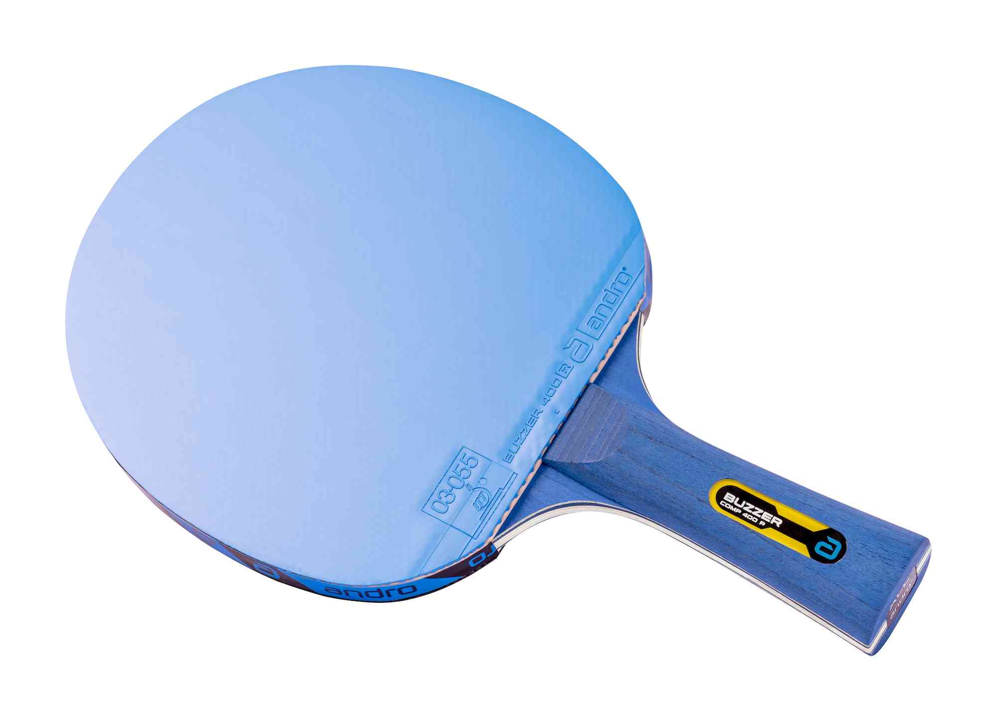 Andro Bat-Set Buzzer Comp 400 R zwart/blauw concaaf