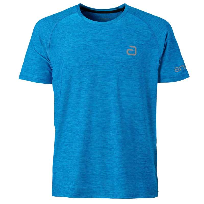 Andro Shirt Melange Alpha laguneblauw
