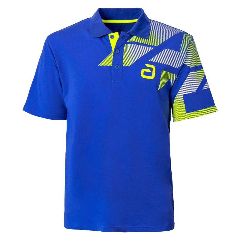 Andro Shirt Benzon Katoen blauw/geel