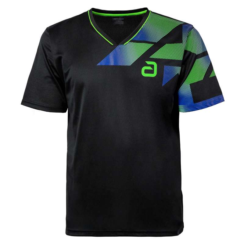 Andro Shirt Benzon zwart/groen