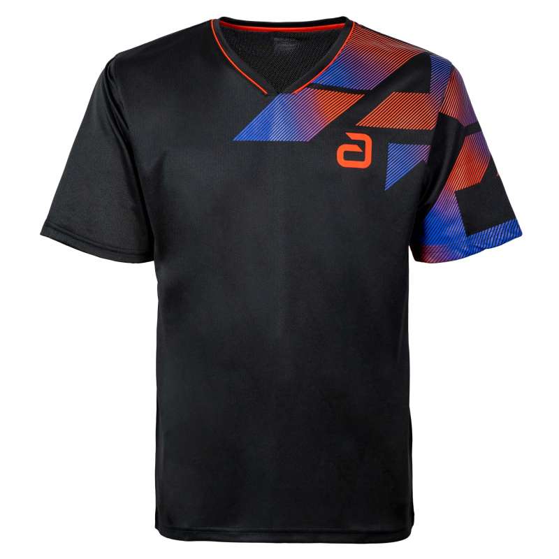 Andro Shirt Benzon zwart/rood