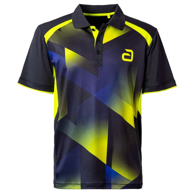 Andro Shirt Lanton zwart/geel