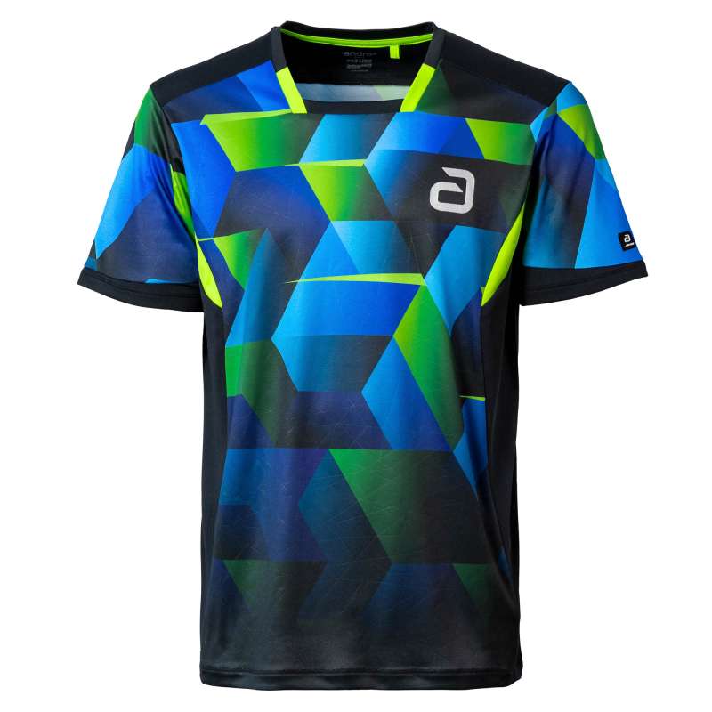 Andro Shirt Nagaja blauw/groen