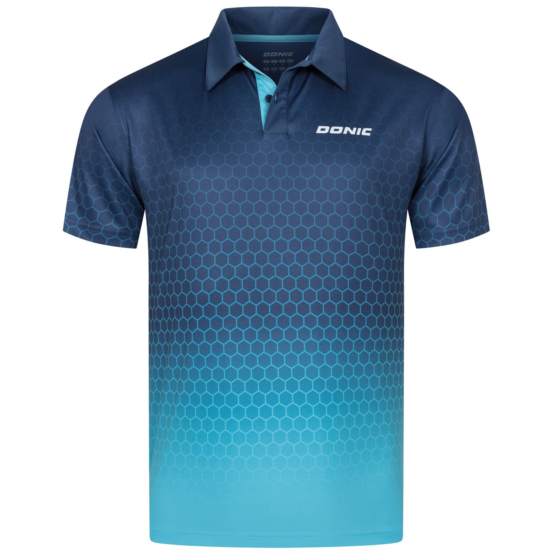 Donic shirt Spider marineblauw/lichtblauw