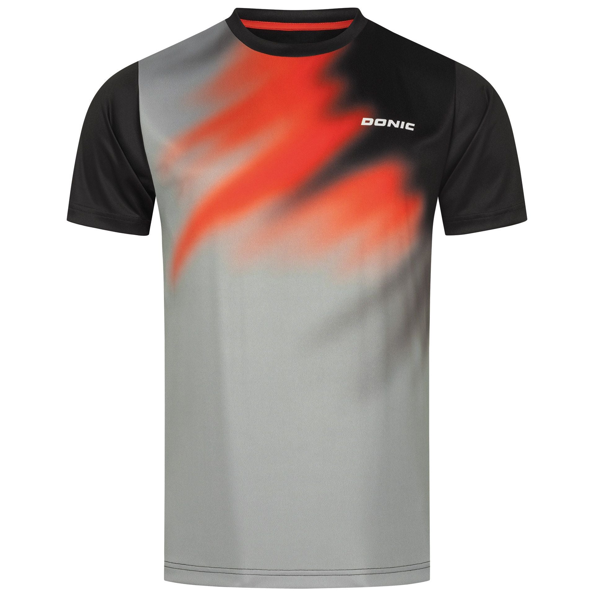 Donic t-shirt Furious Junior zwart/grijs/rood