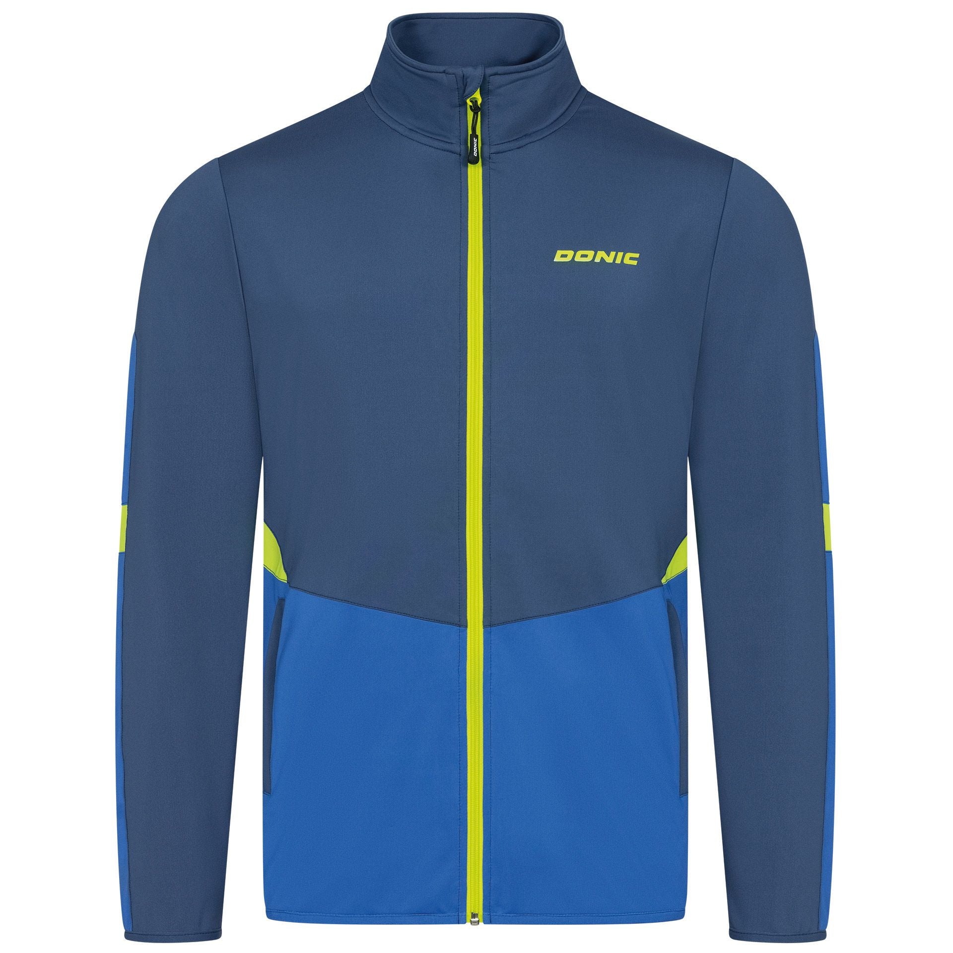 Donic Trainingsjack Trail Junior marine/koningsblauw/limoen