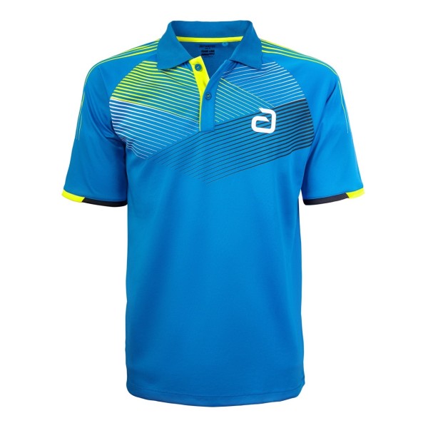 Andro Shirt Avos Katoen blauw/geel