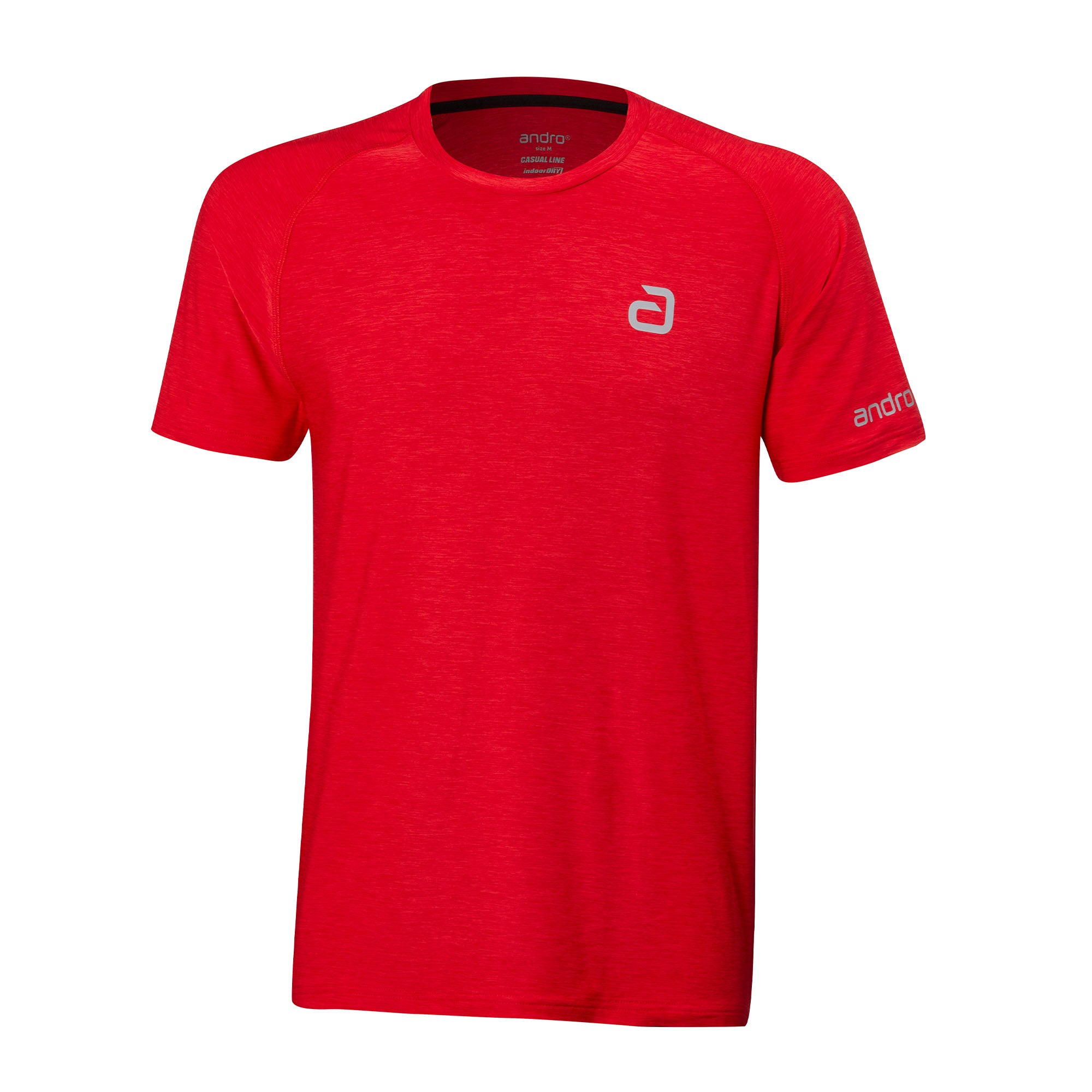 Andro Shirt Melange Alpha chili red