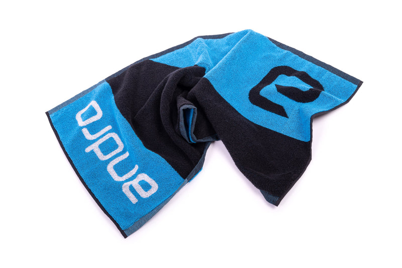 Andro Handdoek Refresh M blauw/zwart