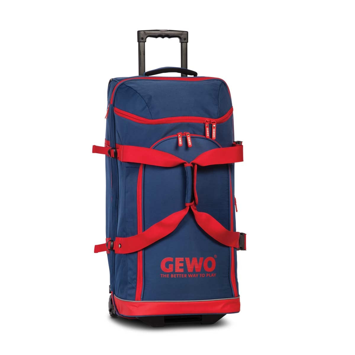 Gewo Trolley Raket XL blauw/rood