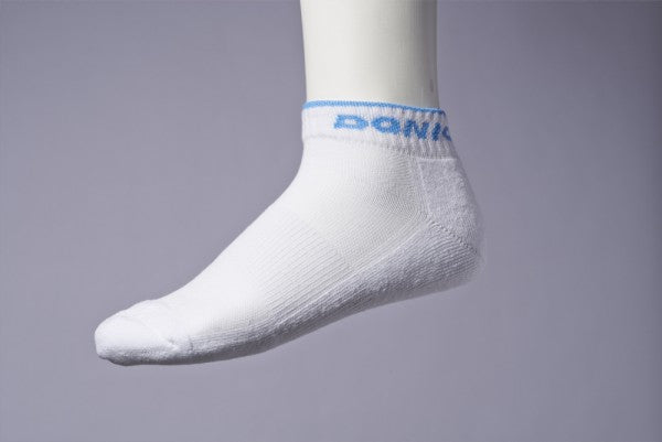 Donic sokken Rivoli wit/cyaanblauw
