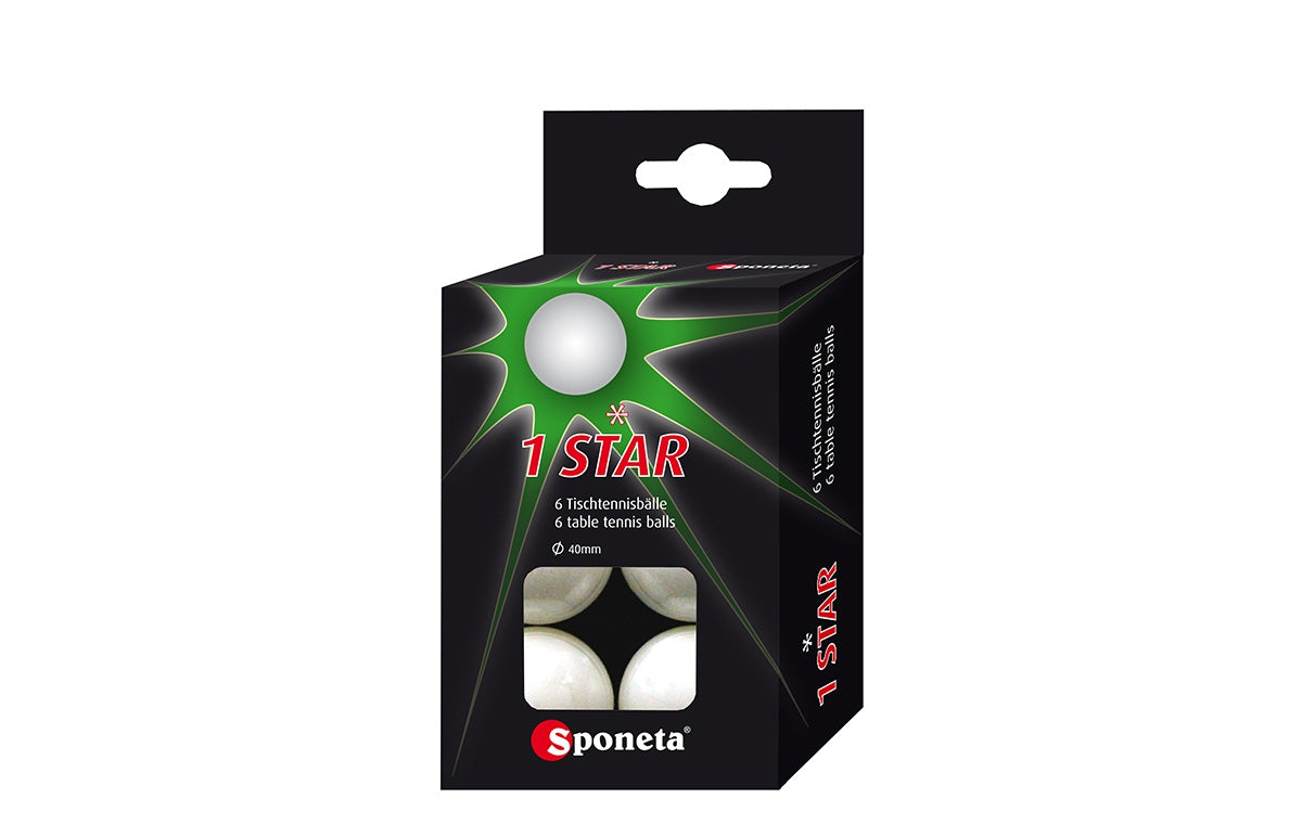 Sponeta TT-bal * (6) wit