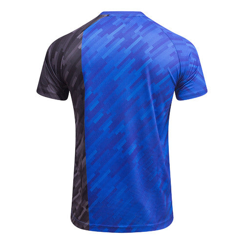 Victas T-shirt 224 blauw/zwart