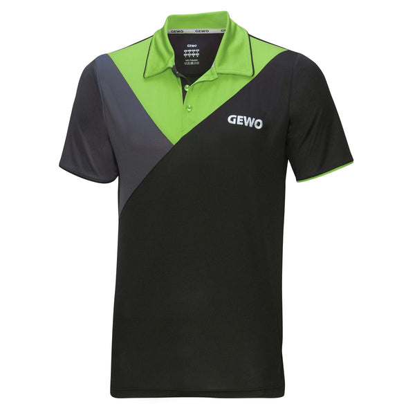 Gewo shirt Toledo Cotton black/lime