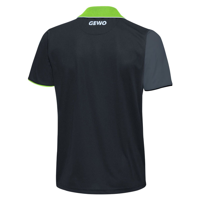 Gewo shirt Toledo Katoen zwart/lime