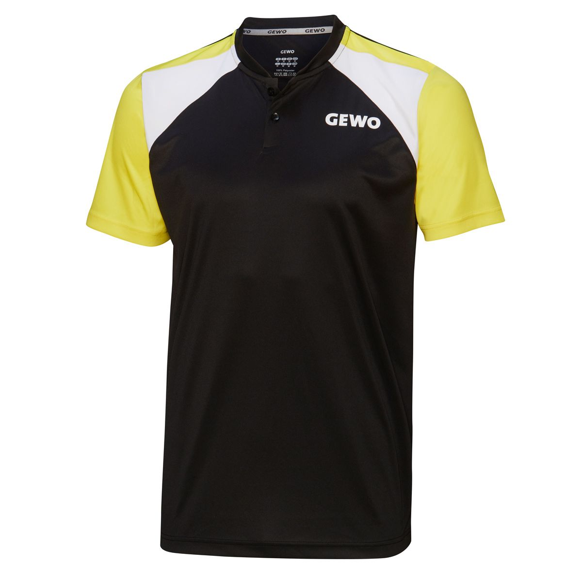 Gewo T-Shirt Zamora black/yellow