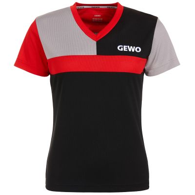 Gewo shirt Ravenna Lady black/red