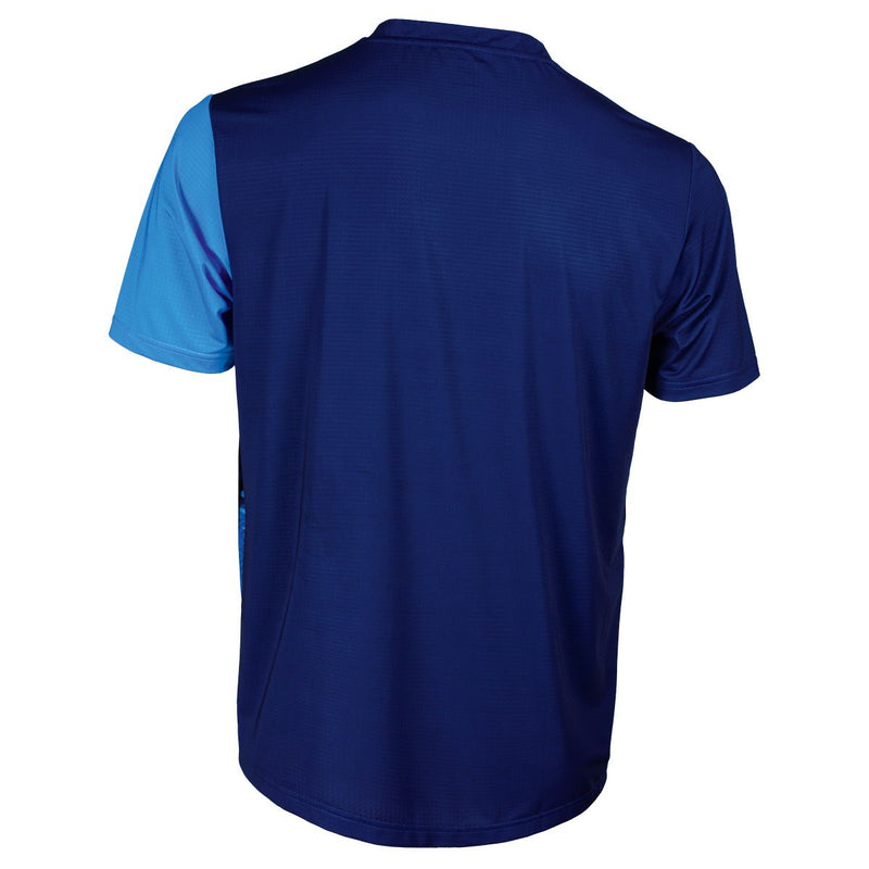 Tibhar shirt Azur blue/navyblue