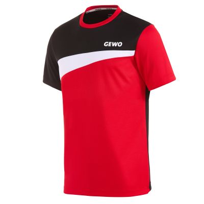 Gewo Shirt Fondi III rood/zwart
