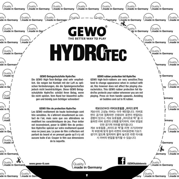 Gewo Hydro Tec Tensor Protection foil