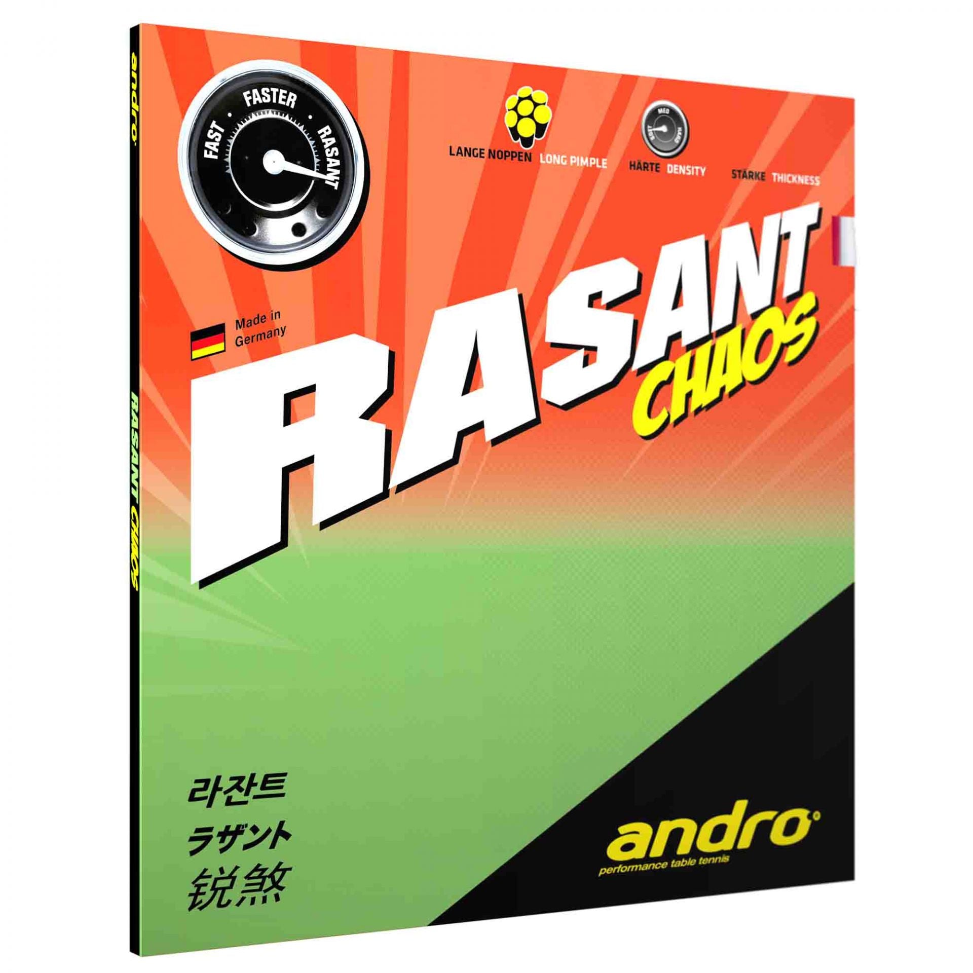 Andro Rasant Chaos Table Tennis Rubber | Table Tennis Store EU – SE ...