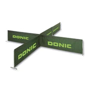Donic Speelveldomranding groen 2.33m x 70cm. 1 zijde bedrukt met Donic 10 stuks