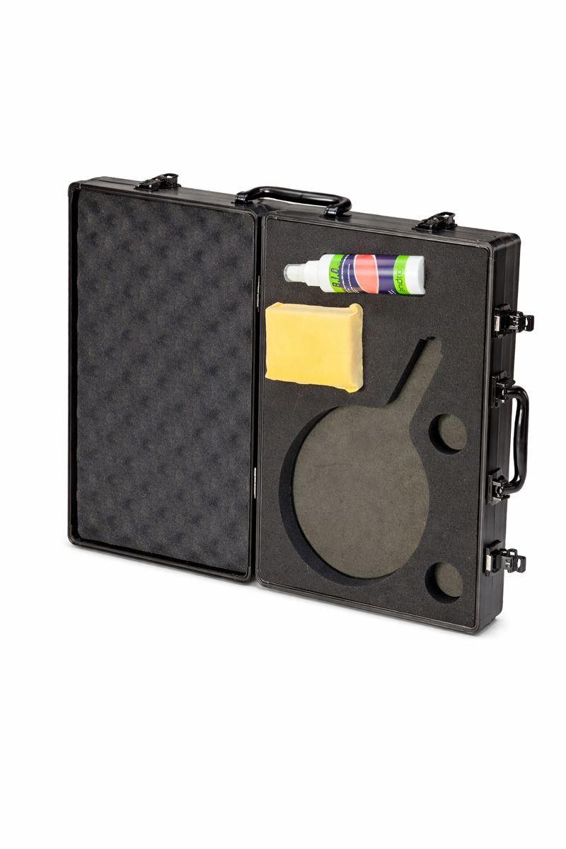  SE  Mallette en aluminium de luxe pour raquette de tennis de table.