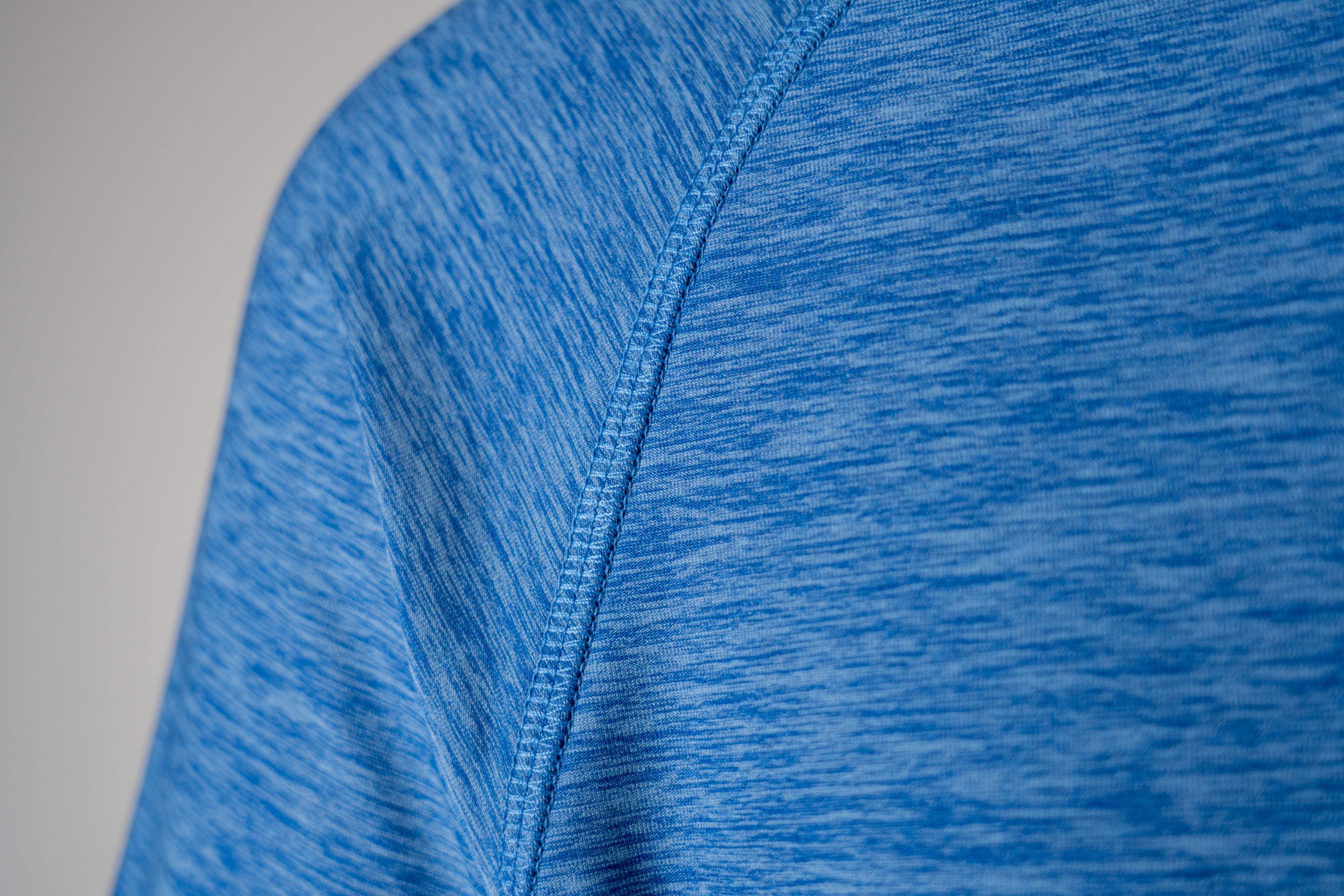 Andro Shirt Melange Alpha jeansblauw