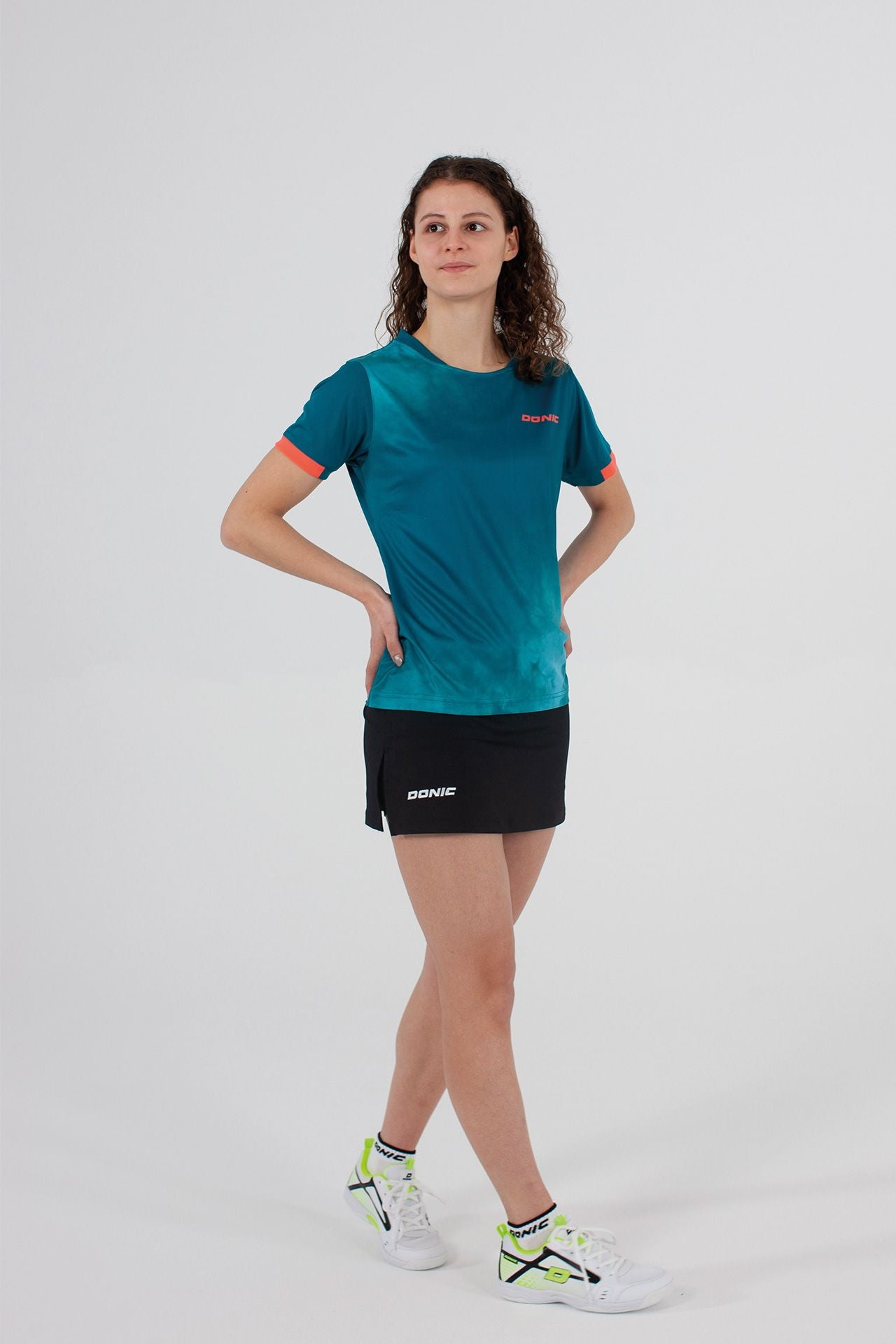 Donic shirt Spider Lady zwart/roze