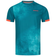 Donic T-shirt Axtion groen/lichtblauw/oranje