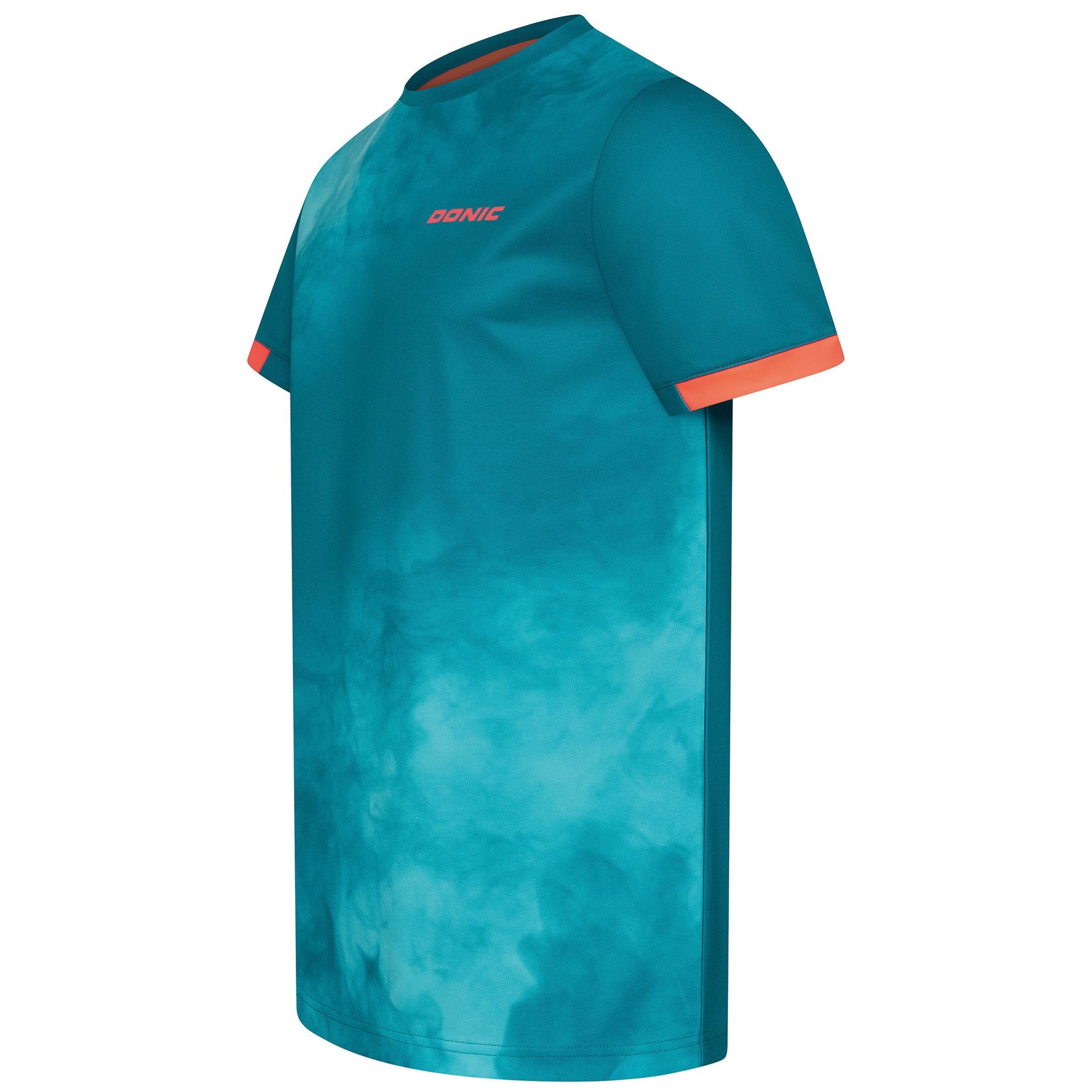 Donic T-shirt Axtion groen/lichtblauw/oranje