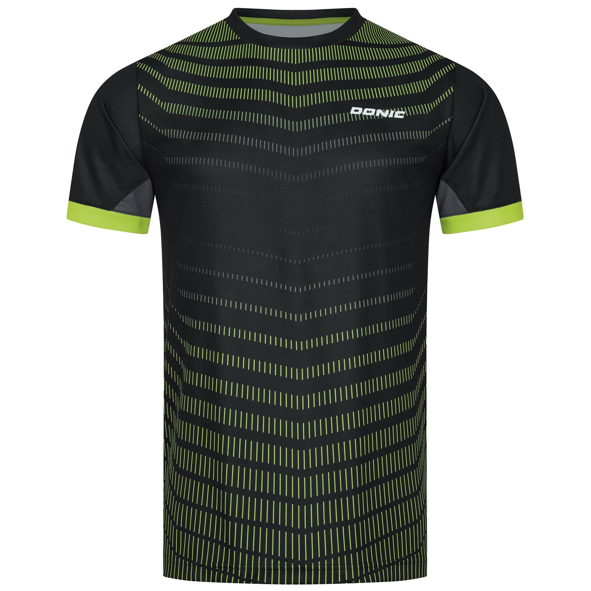 Donic t-shirt Nexis black/anthracite/lime