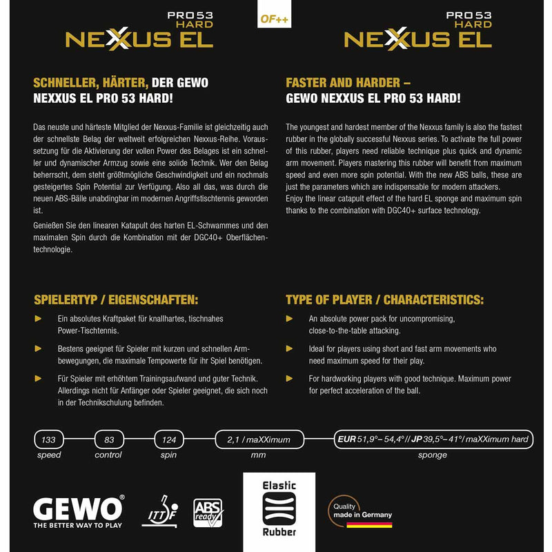 Gewo Nexxus EL Pro 53 Hard
