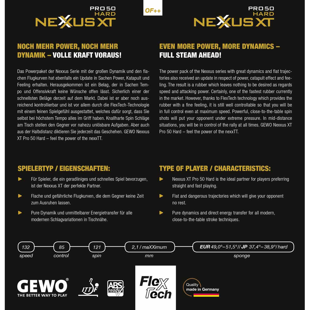 Gewo Nexxus XT Pro 50 Hard