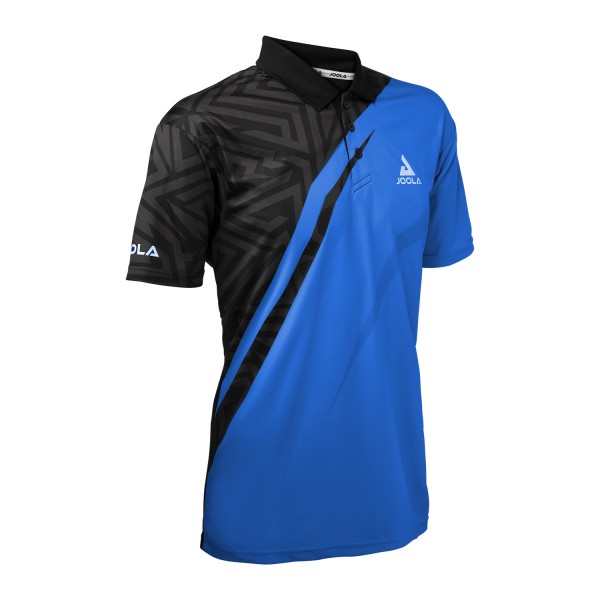 Joola shirt Synergy zwart/blauw