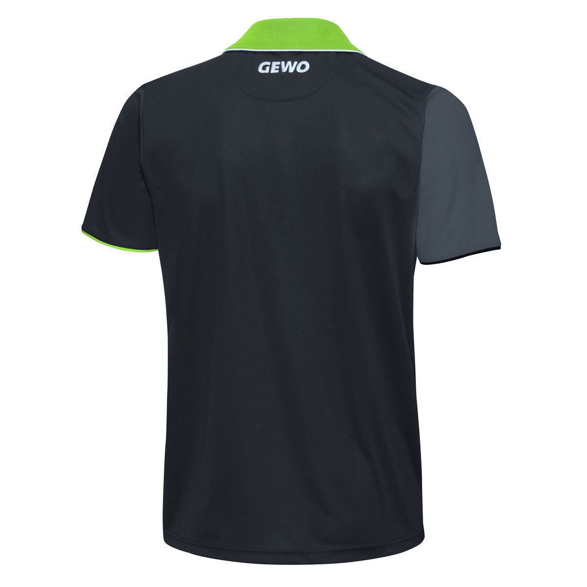 Gewo shirt Toledo black/limegreen